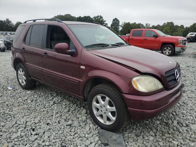 4JGAB72E0XA077435 - 1999 MERCEDES-BENZ ML 430 BURGUNDY photo 4