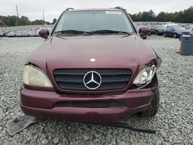 4JGAB72E0XA077435 - 1999 MERCEDES-BENZ ML 430 BURGUNDY photo 5