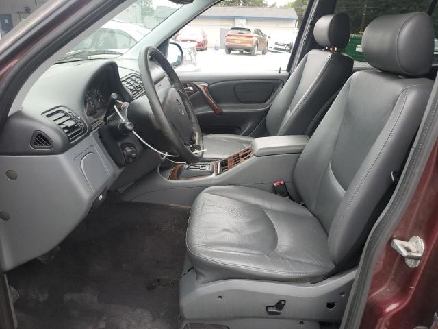 4JGAB72E0XA077435 - 1999 MERCEDES-BENZ ML 430 BURGUNDY photo 7