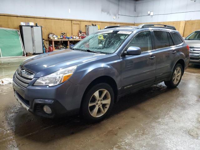 4S4BRBLC8E3318692 - 2014 SUBARU OUTBACK 2.5I LIMITED BLUE photo 1