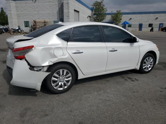 3N1AB7AP7FL680982 - 2015 NISSAN SENTRA S WHITE photo 3