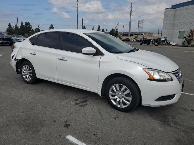 3N1AB7AP7FL680982 - 2015 NISSAN SENTRA S WHITE photo 4