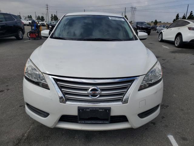 3N1AB7AP7FL680982 - 2015 NISSAN SENTRA S WHITE photo 5