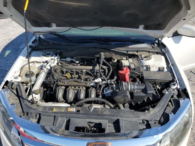 3FAHP0HA3AR364965 - 2010 FORD FUSION SE WHITE photo 11
