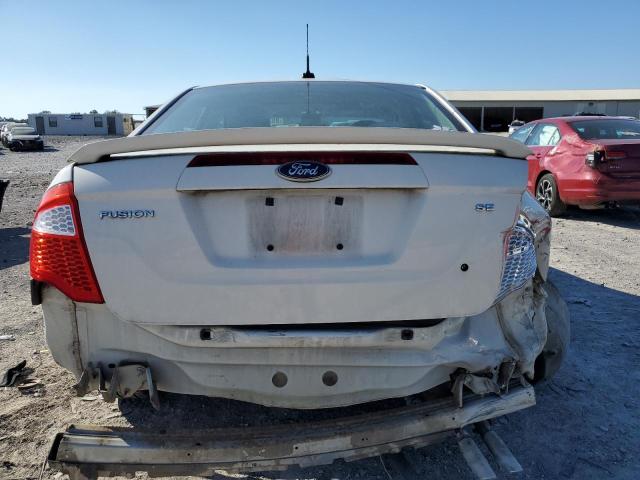 3FAHP0HA3AR364965 - 2010 FORD FUSION SE WHITE photo 6
