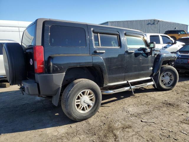 5GTDN13E078231856 - 2007 HUMMER H3 BLACK photo 3