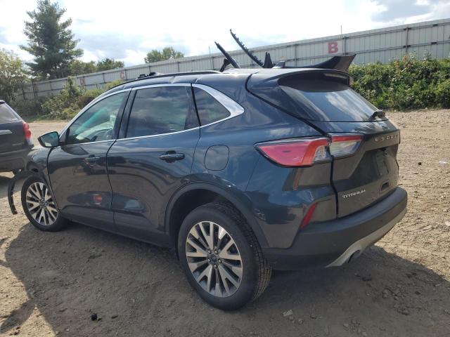 1FMCU9J90NUA98526 - 2022 FORD ESCAPE TITANIUM 蓝色 照片 2