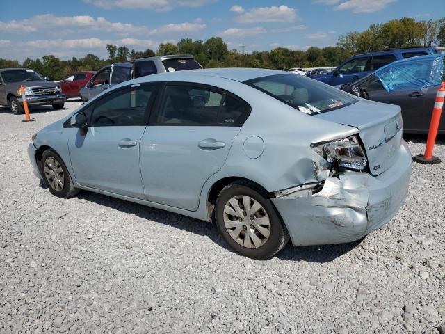 19XFB2F55CE044607 - 2012 HONDA CIVIC LX BLUE photo 2