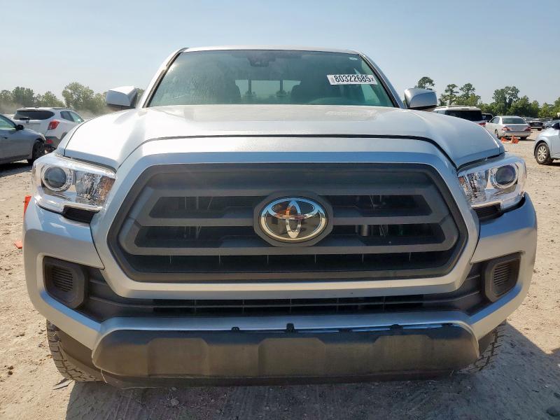 3TYAX5GN6NT039554 - 2022 TOYOTA TACOMA DOUBLE CAB SILVER photo 5