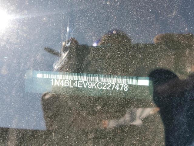 1N4BL4EV9KC227478 - 2019 NISSAN ALTIMA SL 黑色 照片 12