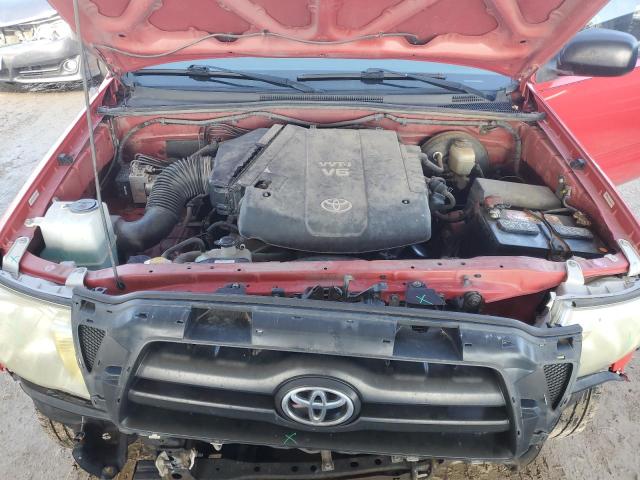 5TETU62N57Z394764 - 2007 TOYOTA TACOMA PRERUNNER ACCESS CAB RED photo 11