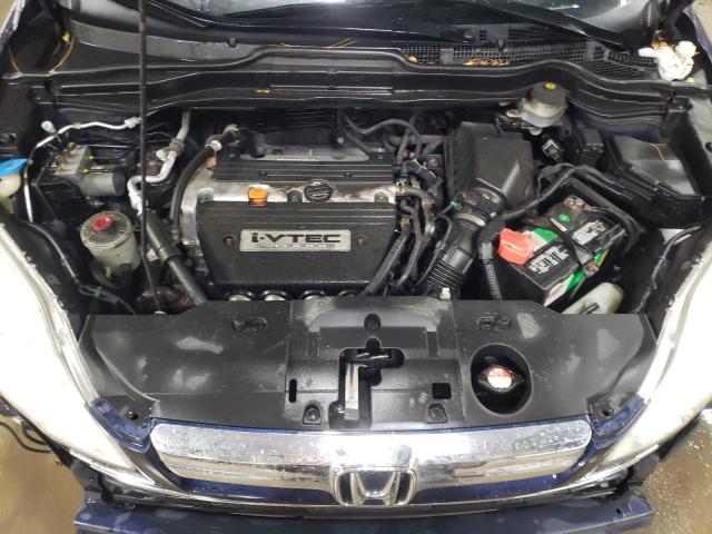 JHLRE48748C015681 - 2008 HONDA CR-V EXL BLUE photo 11