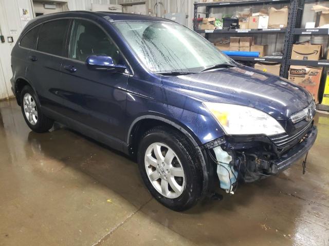 JHLRE48748C015681 - 2008 HONDA CR-V EXL BLUE photo 4