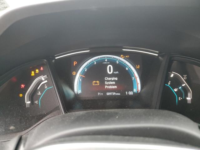 2HGFC2F60KH598227 - 2019 HONDA CIVIC LX GRAY photo 9