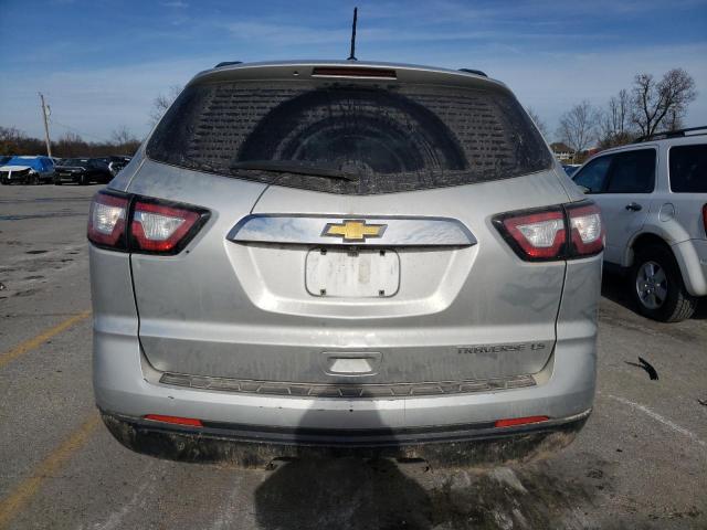 1GNKRFED9FJ161051 - 2015 CHEVROLET TRAVERSE LS SILVER photo 6