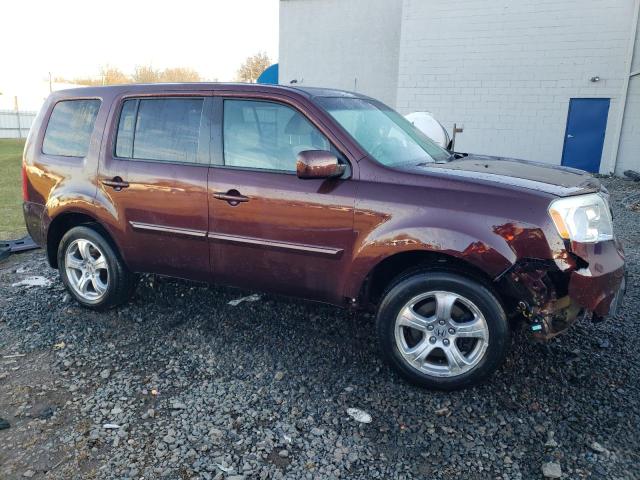 5FNYF4H58CB057397 - 2012 HONDA PILOT EXL MAROON photo 4