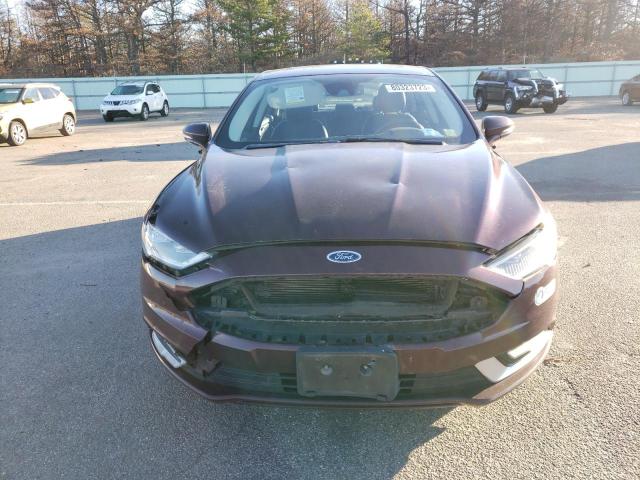 3FA6P0PU0HR288988 - 2017 FORD FUSION SE PHEV BURGUNDY photo 5