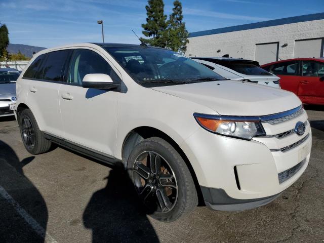 2FMDK3JC5DBB65192 - 2013 FORD EDGE SEL WHITE photo 4