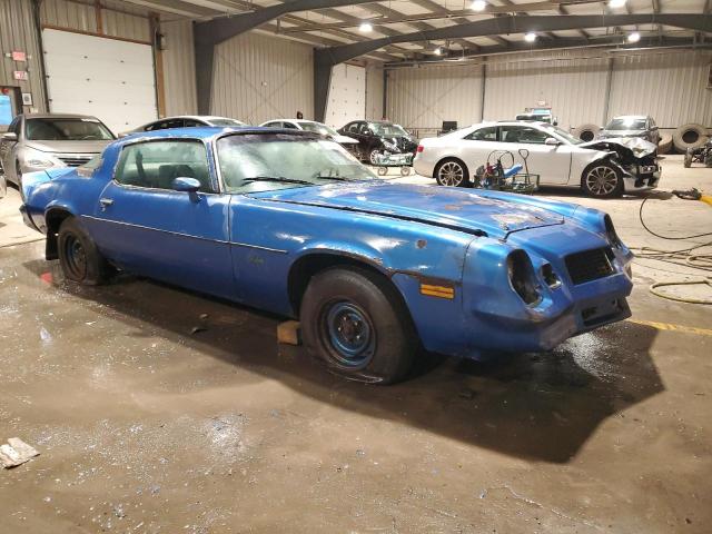 1G1AS87H8BN112343 - 1981 CHEVROLET CAMARO BERLINETTA BLUE photo 4