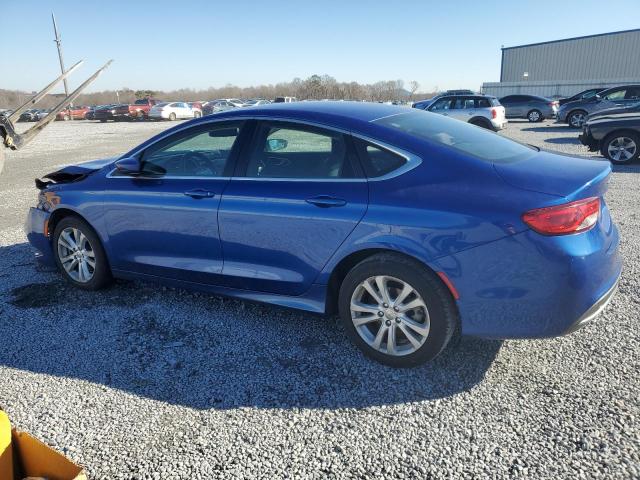 1C3CCCAB3FN657588 - 2015 CHRYSLER 200 LIMITED BLUE photo 2