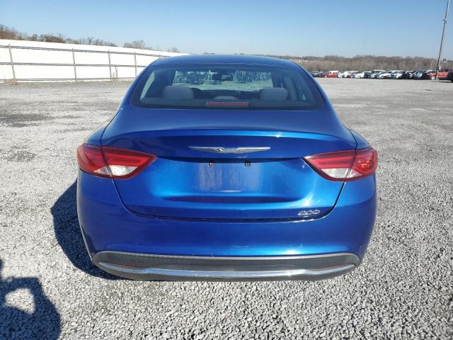 1C3CCCAB3FN657588 - 2015 CHRYSLER 200 LIMITED BLUE photo 6