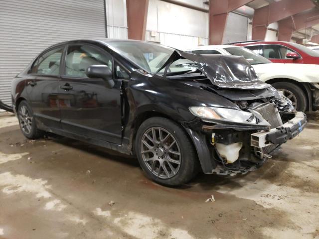 2HGFA1F51BH504976 - 2011 HONDA CIVIC LX BLACK photo 4