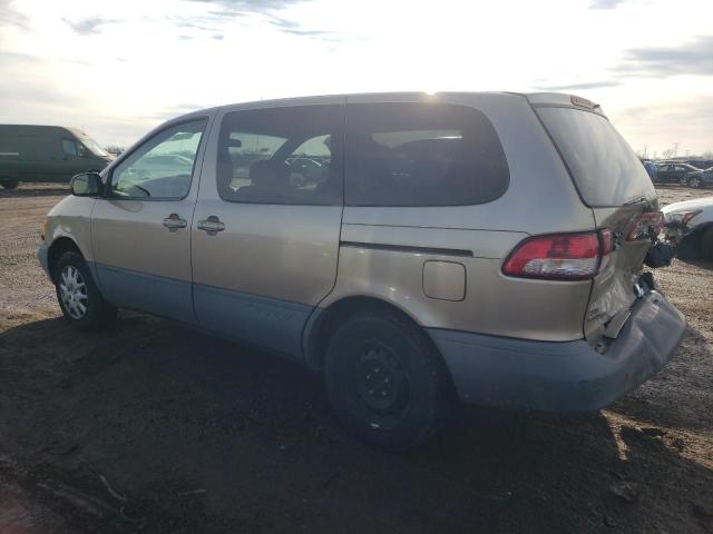 4T3ZF19C61U391712 - 2001 TOYOTA SIENNA CE BEIGE photo 2