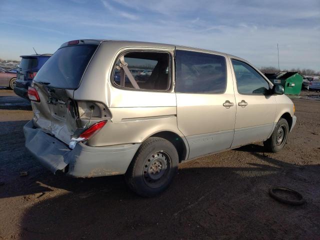 4T3ZF19C61U391712 - 2001 TOYOTA SIENNA CE BEIGE photo 3