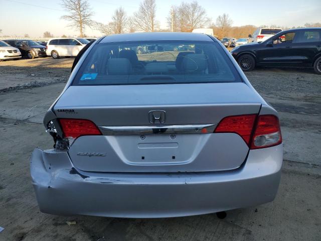 2HGFA1F54BH505118 - 2011 HONDA CIVIC LX SILVER photo 6