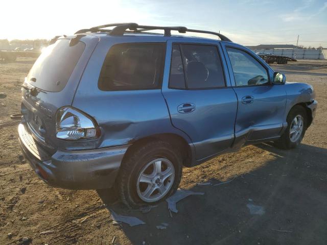 KM8SC73E64U826443 - 2004 HYUNDAI SANTA FE GLS BLUE photo 3