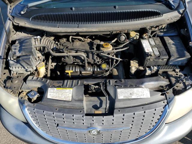 2C4GP54L92R748749 - 2002 CHRYSLER TOWN & COU LXI BLUE photo 12