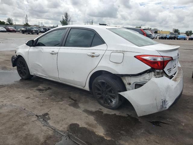 2T1BURHEXGC543549 - 2016 TOYOTA COROLLA L WHITE photo 2