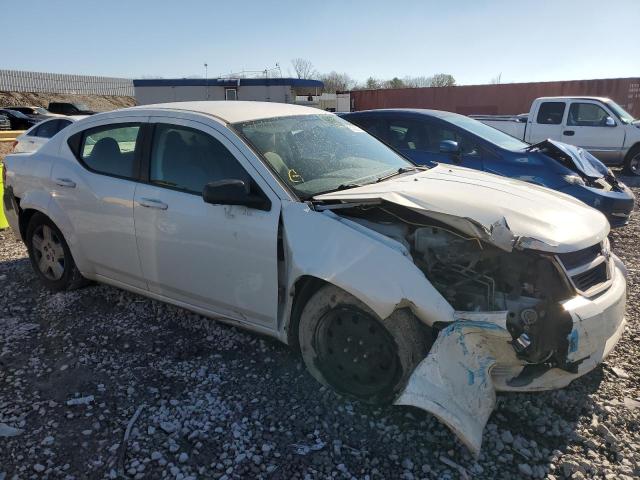 1B3LC46K18N185194 - 2008 DODGE AVENGER SE WHITE photo 4