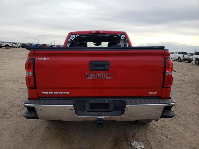 3GTU2VEC1EG281224 - 2014 GMC SIERRA K1500 SLT RED photo 6