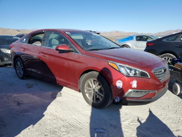 5NPE24AFXFH001212 - 2015 HYUNDAI SONATA SE RED photo 4