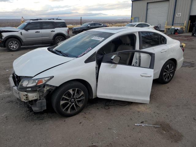 19XFB2F97DE029045 - 2013 HONDA CIVIC EXL თეთრი ფოტო 1