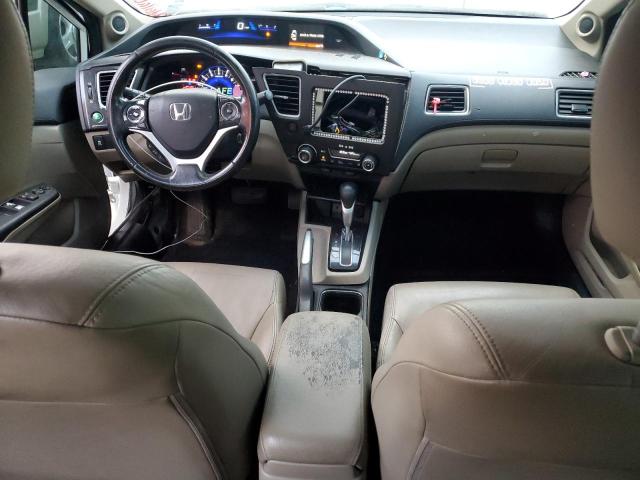 19XFB2F97DE029045 - 2013 HONDA CIVIC EXL თეთრი ფოტო 8