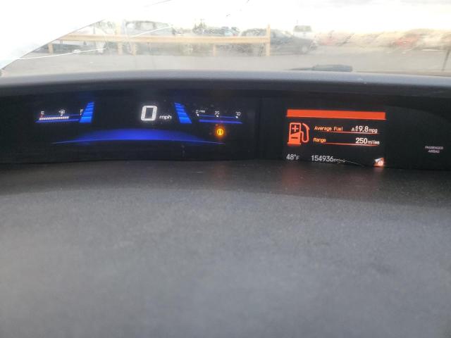 19XFB2F97DE029045 - 2013 HONDA CIVIC EXL თეთრი ფოტო 9