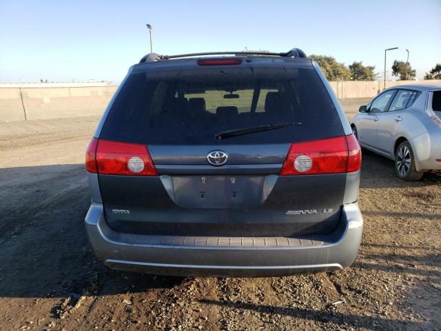 5TDZA23C96S422831 - 2006 TOYOTA SIENNA CE BLUE photo 6