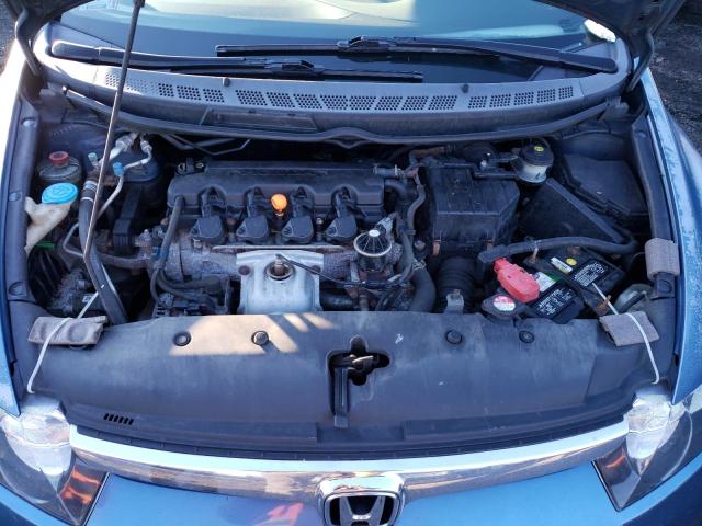 2HGFA16586H514409 - 2006 HONDA CIVIC LX BLUE photo 11