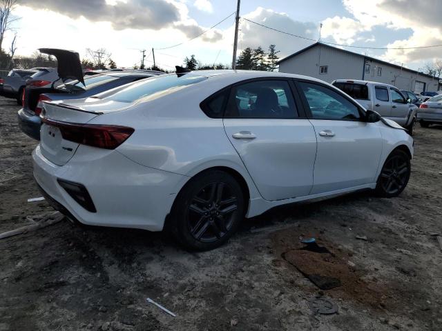 3KPF34AD0ME420199 - 2021 KIA FORTE GT LINE WHITE photo 3