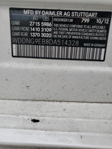 WDDNG9EB8DA514328 - 2013 MERCEDES-BENZ S 550 4MATIC WHITE photo 13