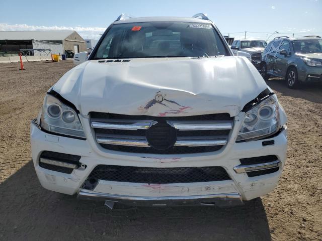 4JGBF7BE9BA687612 - 2011 MERCEDES-BENZ GL 450 4MATIC WHITE photo 5