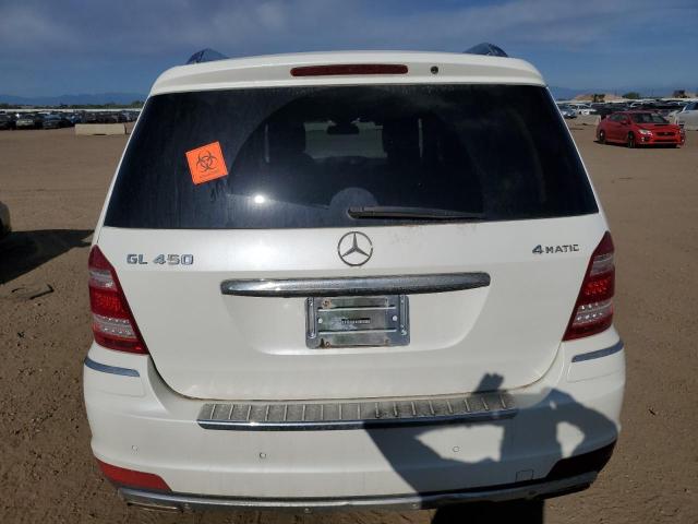 4JGBF7BE9BA687612 - 2011 MERCEDES-BENZ GL 450 4MATIC WHITE photo 6