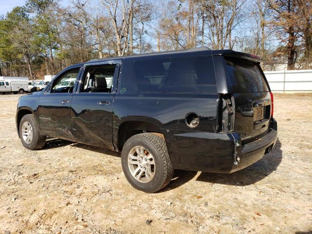 1GNSKHKC1HR119697 - 2017 CHEVROLET SUBURBAN K1500 LT BLACK photo 2