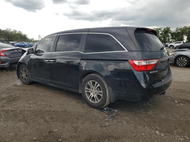 5FNRL5H62BB011378 - 2011 HONDA ODYSSEY EXL BLACK photo 2