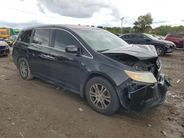 5FNRL5H62BB011378 - 2011 HONDA ODYSSEY EXL BLACK photo 4