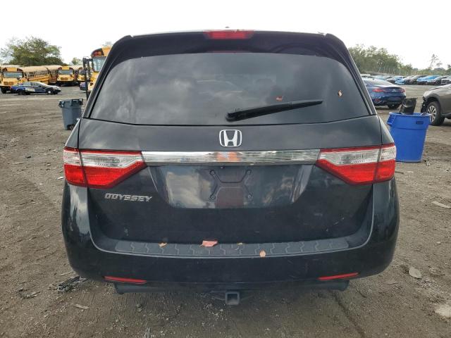 5FNRL5H62BB011378 - 2011 HONDA ODYSSEY EXL BLACK photo 6