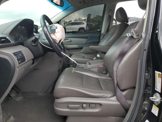 5FNRL5H62BB011378 - 2011 HONDA ODYSSEY EXL BLACK photo 7