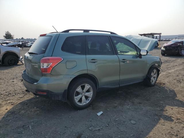 JF2SJADC9FH593238 - 2015 SUBARU FORESTER 2.5I PREMIUM GREEN photo 3
